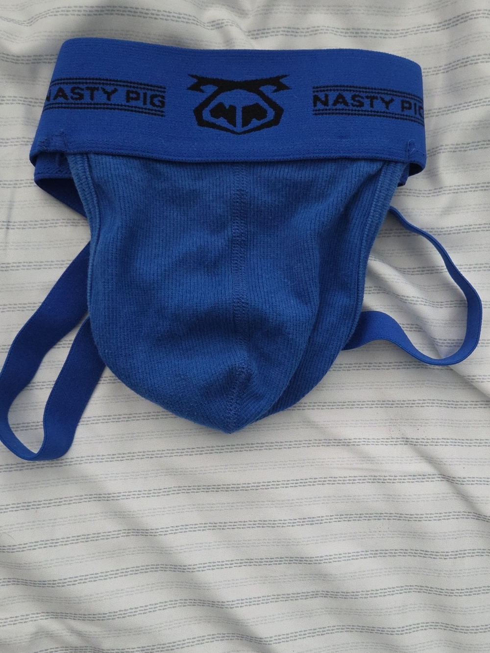 Nasty Pig Royal Blue Jock with Logo Waistband